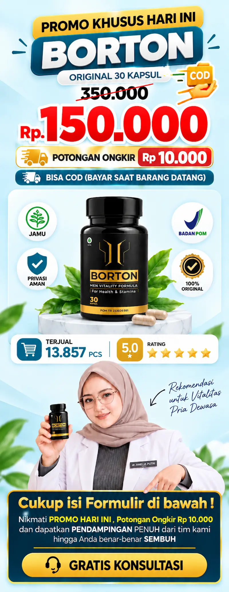 Gampang Lemas? Bantu Jaga Stamina Harian Anda dengan Borton